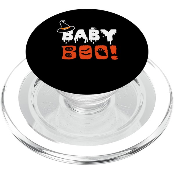 Baby Boo mit Spinne, Geist und Fledermaus PopSockets PopGrip für