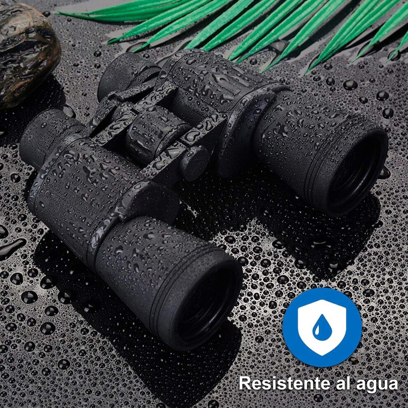 VAK Binoculares 20x50A Ahulados Agua Alcance 10 KM Protectores y