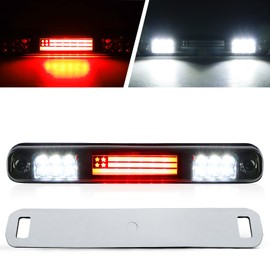 Bomusou LED Third 3rd Brake Light for Fit for Silverado (94-98), for Blazer (92-93), for Chevy/GMC C/K 1500 2500 3500 (1988-2000), Rear Cargo Lamp High Mount Stop light (Smoke Lens)