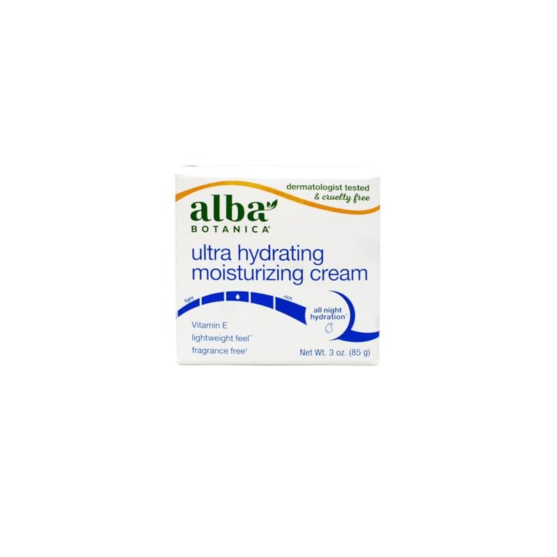 Alba Botanica, Cream Moisture Jasmine Vitamin E, 3 Ounce
