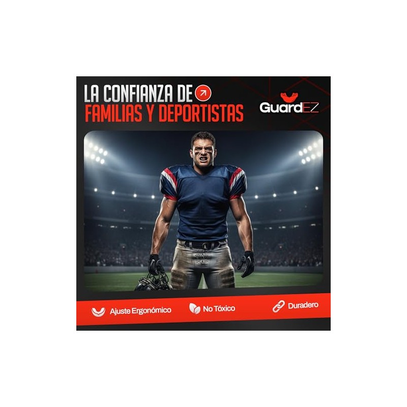 Gen?rico Mouth Guard Blanco Bucal Protector Deportes