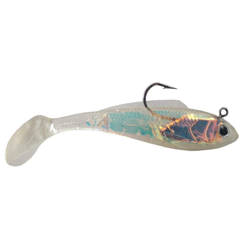 Luck E Strike Mirror Image Shad Paddle Tail Soft Plastic