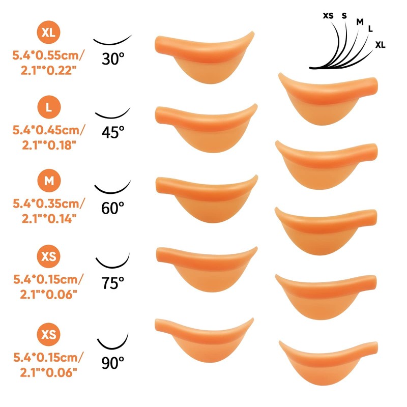 Libeauty Lash Lift Shields - Orange
