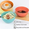 Unbreakable Wheat Straw Cereal Bowls Set of 6, 24 OZ
