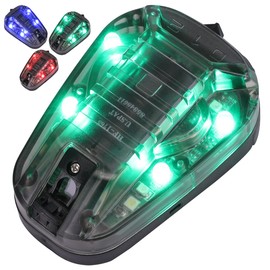 Phoking Tactical Helmet Light Survival Signal Light Military Identification Light IR and Visible LED Helmet Strobe Military IFF Helmet Light for Outdoor Sports