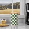 XYQXYQ Kitchen Countertop Ceramic Checkered Canisters,Black And White Food Storage