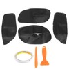 Car Door Armrest Cover Microfiber Leather Trim Sticker Fit for