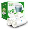 FORID Small Clear Trash Bags, 1.2 Gallon Tiny Garbage Bags,