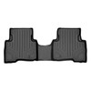 SMARTLINER Custom Fit Floor Mats 2nd Row Liner Black for