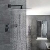 Ackwave Shower Faucet Matte Black Shower System with 12 Inches