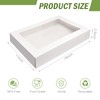 Rarapop 25 Pack Large Cookie Boxes with Window, 16x11x2.5 Inches