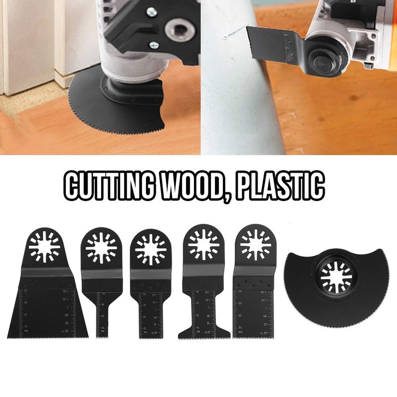 Oscillating Saw Blade, 6-Piece Multi-Tool Blade Kit, Multi-Tool Oscillating Tool