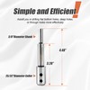 Swozzto 4.48" Forstner Bit Extension with Anti-Slip Design,Adding Over 3.28"