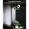 EZVALO Solar Spot Lights Outdoor Waterproof IP67, 3 Lighting Modes