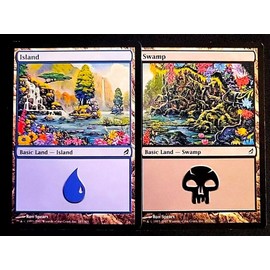 GirlGames - MTG PACK FRESH LRW COLLECTOR SET - NEW BASIC LAND - LORWYN PANORAMIC