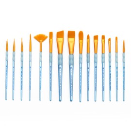 Royal Brush RCC601 Gold Taklon Brush Value Set, 15 per Pack15