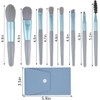 Professional Makeup Brushes Set Mini Makeup Brushes 8Pcs Portable Make