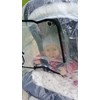 Playshoes Unisex Kinder Universal-Regen-Verdeck für Kinderwagen/Sportwagen 448966, 21 - transparent,