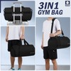 BECOJADDE Gym Bag for Women Men with Shoe Compartment &