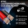 ETEC Speaker Cable CCA 2 x 0.75 mm² Red/Black 30