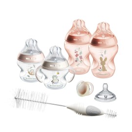 Tommee Tippee Natural Start Baby Bottle Set Pack of 8 Pink Anti Colic Bottles