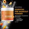 Raw cbum essential pre workout pre entrenamiento 30 servicios sabor