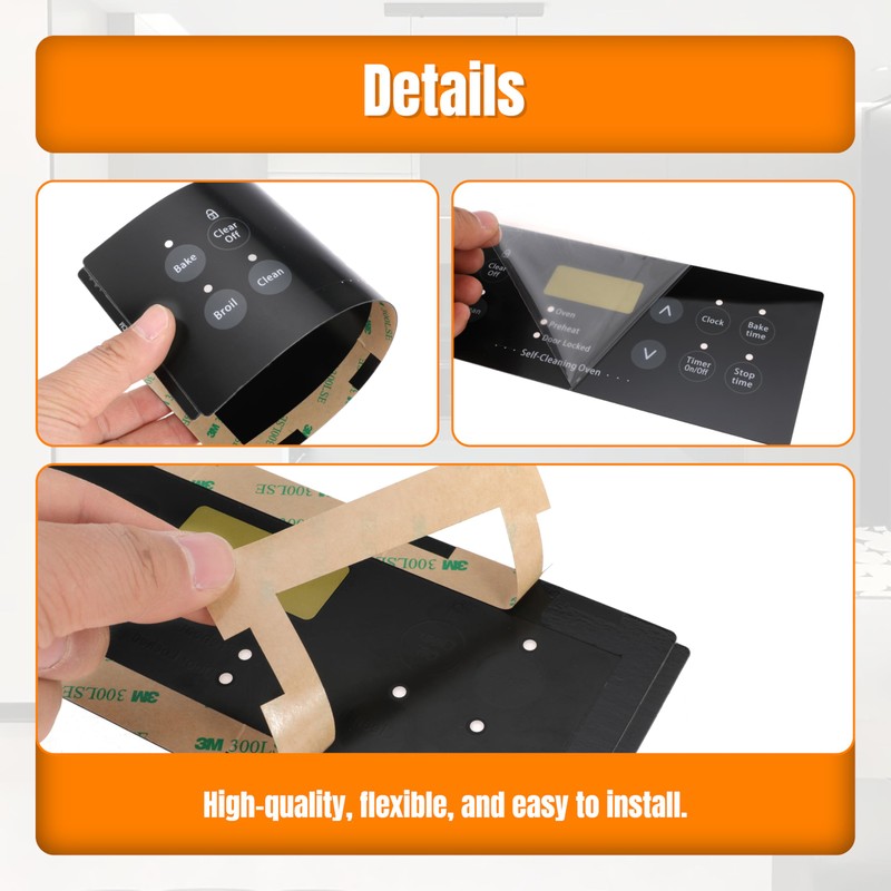 Gopayia Replacement 316220805 Control Board Overlay for Frigidaire Range Stove