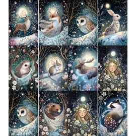 Imboloc Rice Papers, 21 x 26.5cm (6 Sheets) – Decoupage Paper 6X Designs for Collage, Mixed Media, Card Making & Crafts, Decoupage by CRAFT KREATIVELY