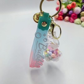 Palumma 5Pcs Unicorn Keychain Cute Key Ring for Backpacks Party Favors or Car House Door Keys Decoration