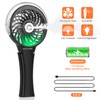 Portable Handheld Misting Fan, 3000mAh Rechargeable Mist Fan- Up to