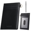 Fabrizio Men's Pass Case, Commuter Holder, Card Holder, Italian Leather,