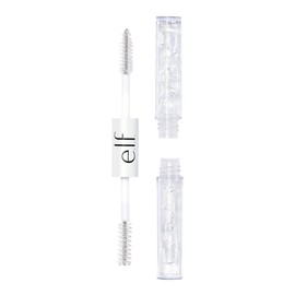 E.L.F. 클리어 브로우 & 래쉬 마스카라, 그루밍된 브로우 & 속눈썹을 위한 양면 브러시러블 클리어 젤, 롱웨어 컨디셔닝 포뮬러, & 크루얼티 프리 E.L.F. Clear Brow & Lash Mascara, Grooming Duo for Brows & Lashes, Dual-Ended Brushable Clear Gel, Longwear Conditioning Formula, & Cruelty Free [Clear]