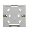 Beok surface-mounted box for underfloor heating thermostat, surface-mounted housing for