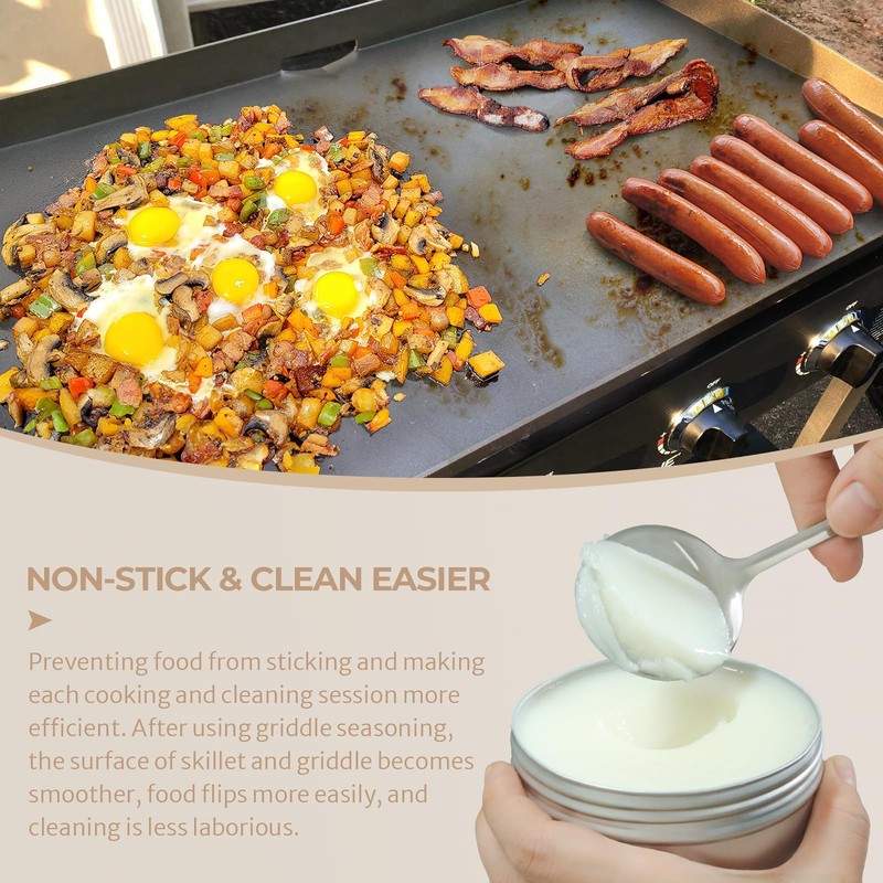 AWEASROY Griddle Seasoning & Cast Iron Seasoning Conditioner 7 OZ,