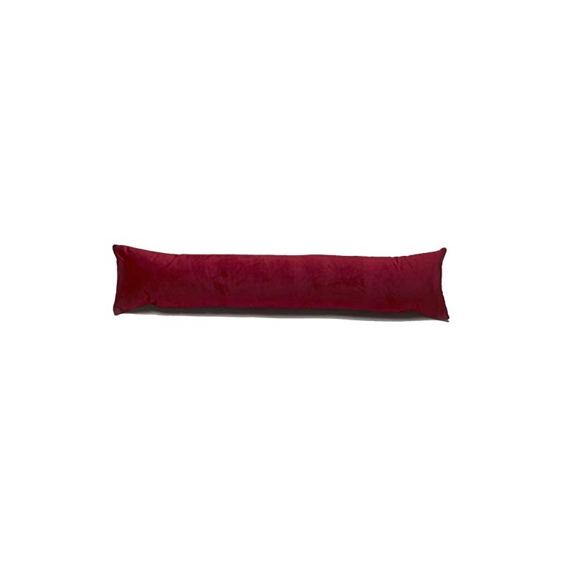 Classic Home Store Burgundy Velvet Draught Excluder French Patio Door