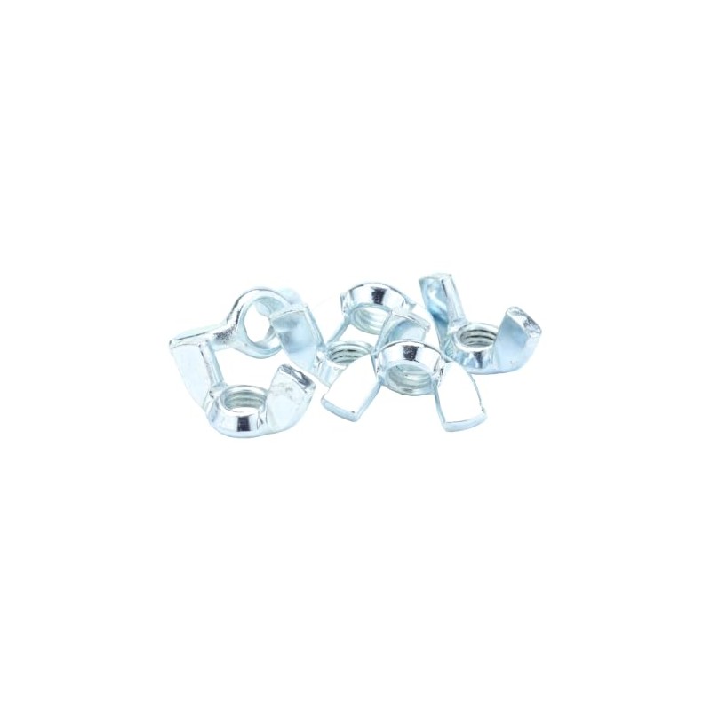 M6 (6mm) Wing Nut - BZP Steel (Pack of 20)