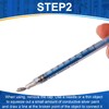KINGTAIXI Nadhesive Paint Pen,0.7ml Conductive Silver Paste, Adhesive Paint Pen