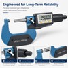 Digital Outside Micrometer, 25-50 mm/1-2 Inch LCD Micrometer