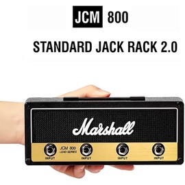 AKASENKO - Porta Llaves de Amplificador Marshall, Soporte para llaves de pared, Incluye 4 llaveros para enchufes de Guitarra y Organizador de Llaves de Amplificador de Guitarra Marshall ( )