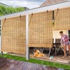 IMSGVIFO 23x72 Inch Bamboo Blinds for Interior Windows, UV Protection