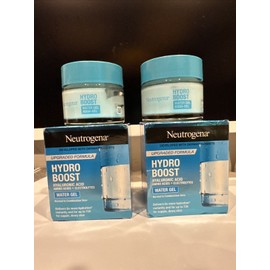 Neutrogena Hydro Boost Hyaluronic Acid Water Gel Face damage box, 1.7 oz 2 Pack