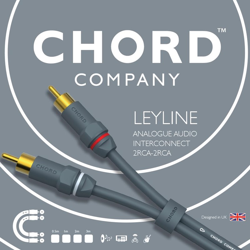 Chord Leyline Analogue RCA Interconnect (Pair) (0.5m)