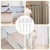 8pcs Baby Gate Extension Rods Kit, 4 Dog Gate Wall