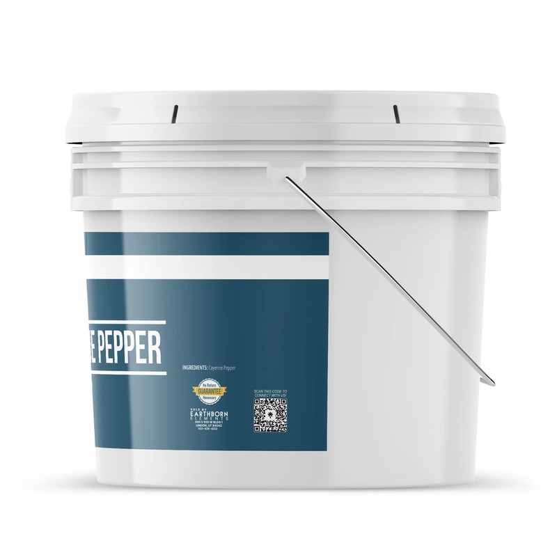 Earthborn Elements Cayenne Pepper 1 Gallon Bucket, Spicy Flavor, Ground