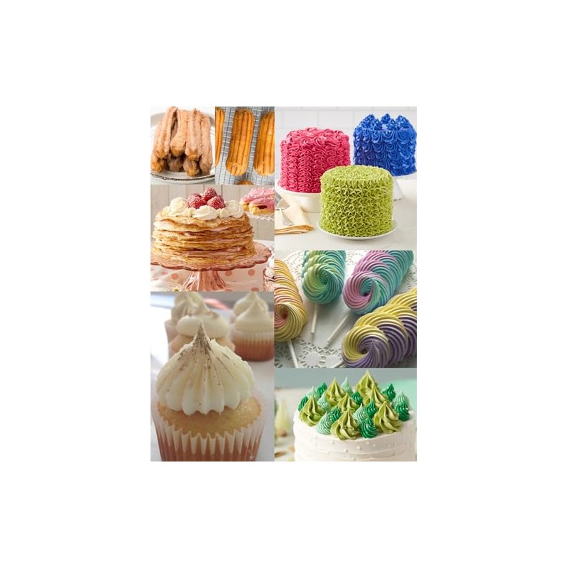 1M 2D 9FT Large Frosting Tips Set – Creat Stunning