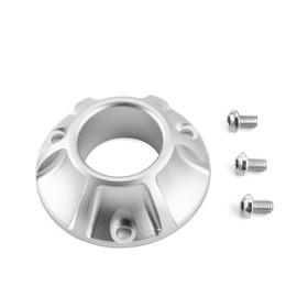 Wsays Compatible with Honda Exhaust Tip Billet Power with Screen Arrestor CRF50 CRF70 CRF80 CRF100 CRF110 Motorcycle Muffler (Silver)