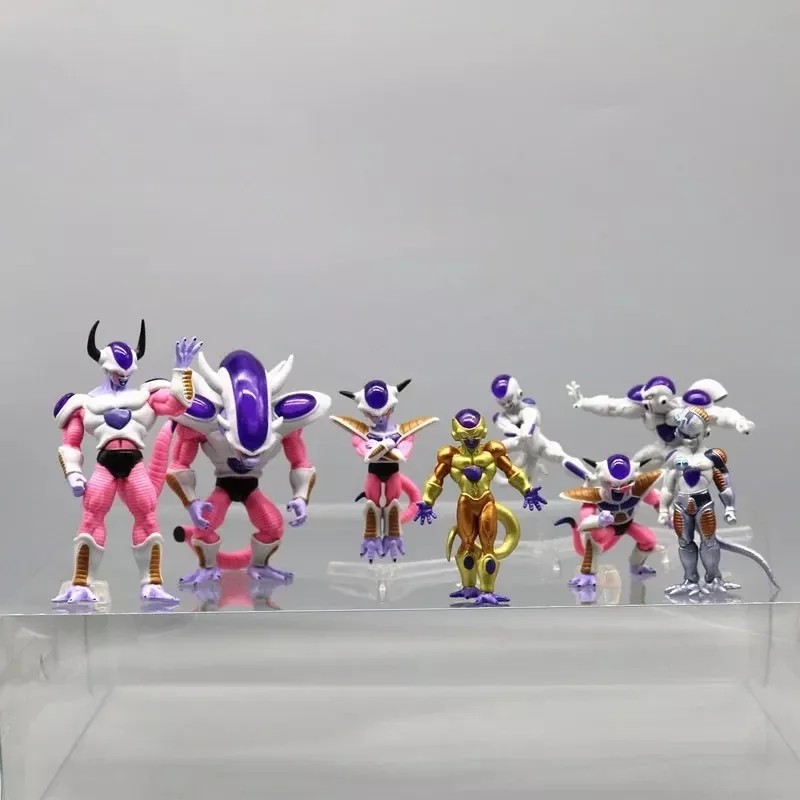 Jextech Set 8 Pcs Figuras Freezer Transformaciones Dragón Ball Z