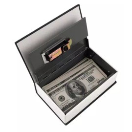 Safety Technology Key Locking Book Safe