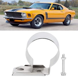 Automotive Ignition Coils Bracket, Steel Ignition Coil Mount Bracket Fit for Ford Mustang F150(Chrome silver)