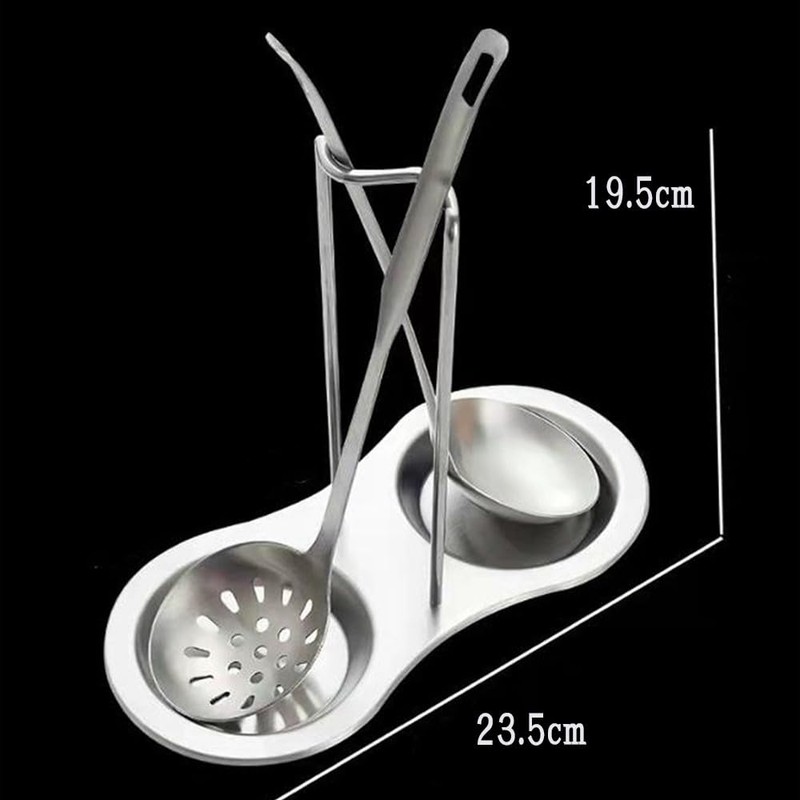 yuusaki Ladle Stand, 2 Ladle Stand, Vertical Stand, Stainless Steel,
